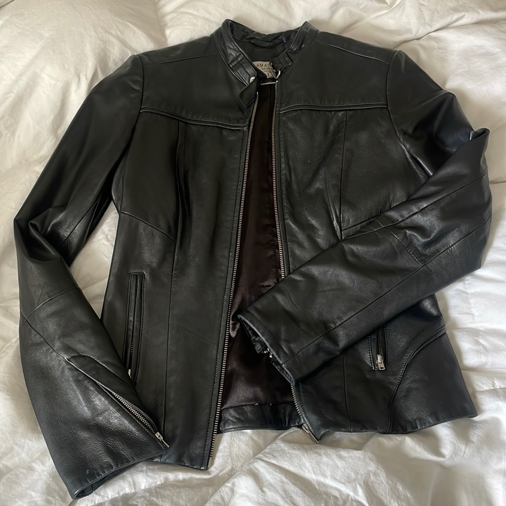 Lamarque leather jacket